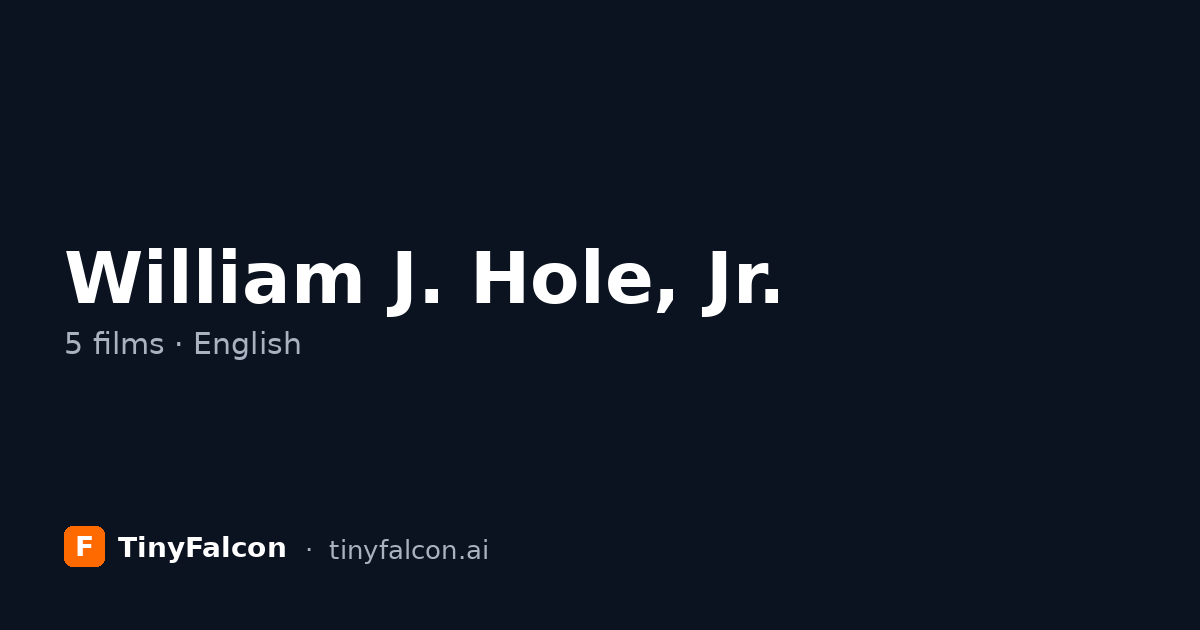 William J. Hole, Jr.