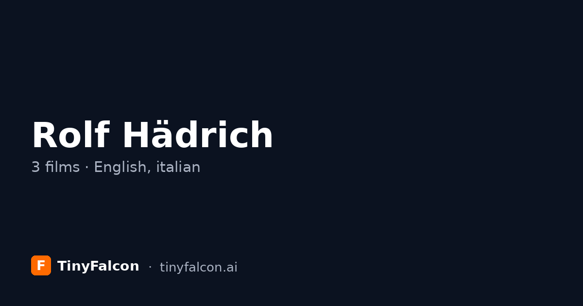 Rolf Hädrich