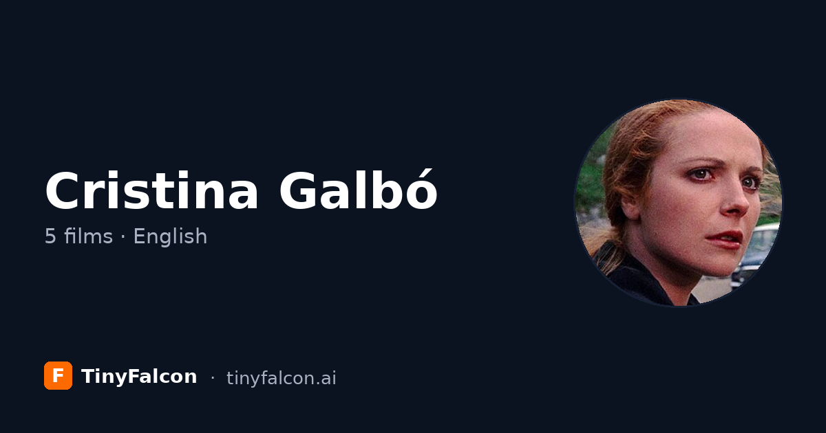 Cristina Galbó