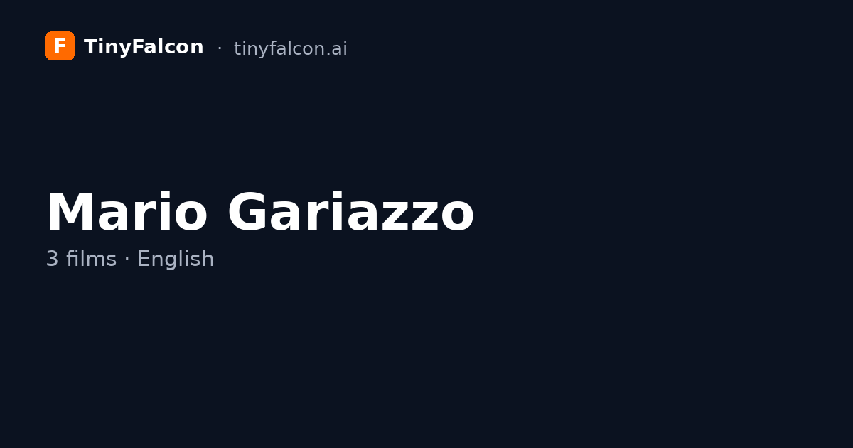 Mario Gariazzo
