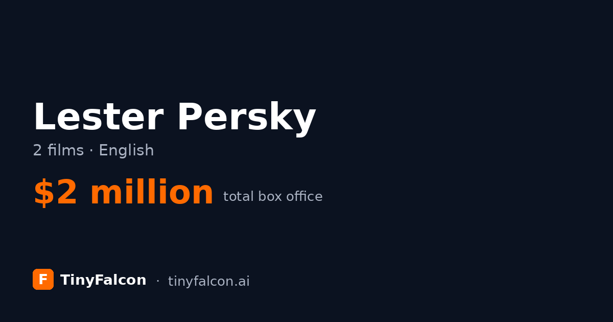 Lester Persky