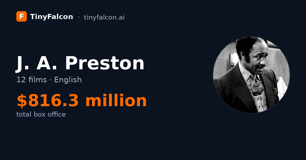J. A. Preston