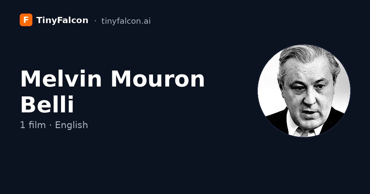 Melvin Mouron Belli