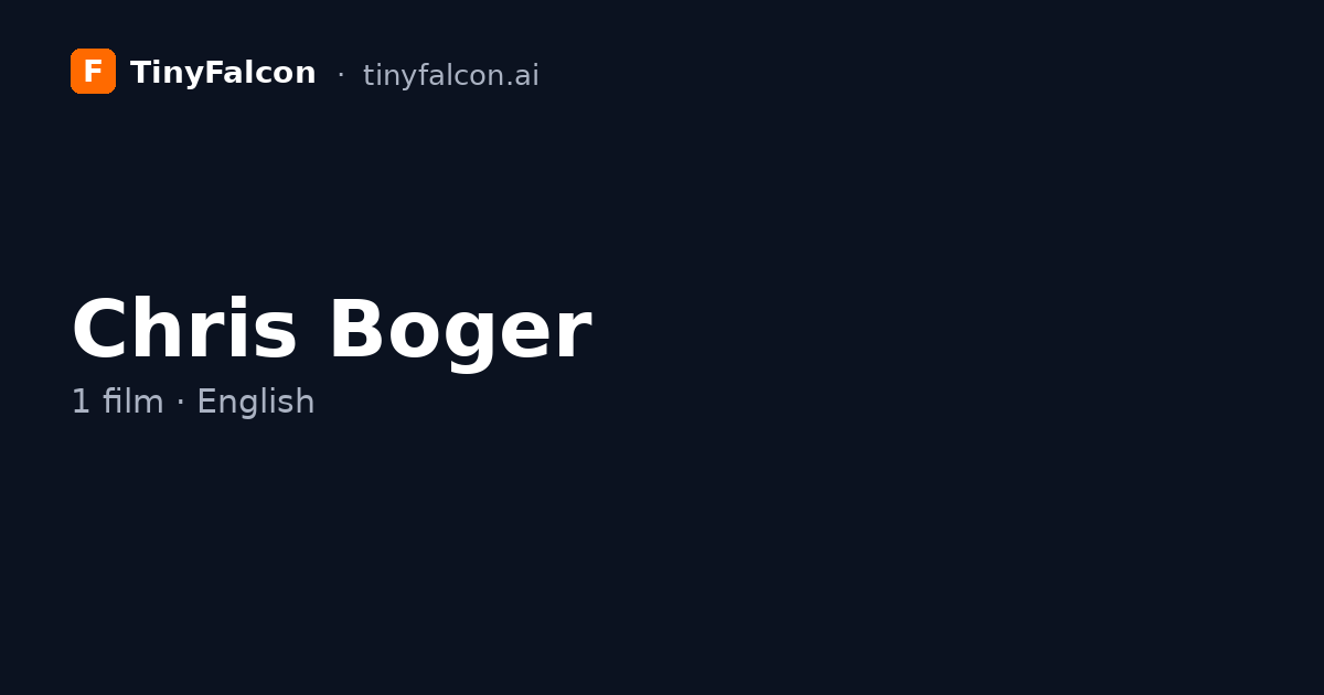 Chris Boger