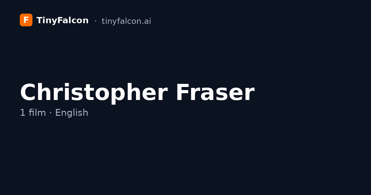 Christopher Fraser