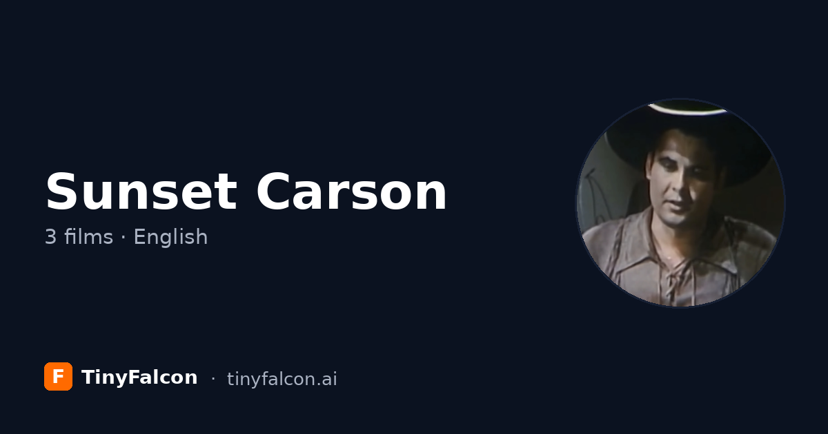 Sunset Carson