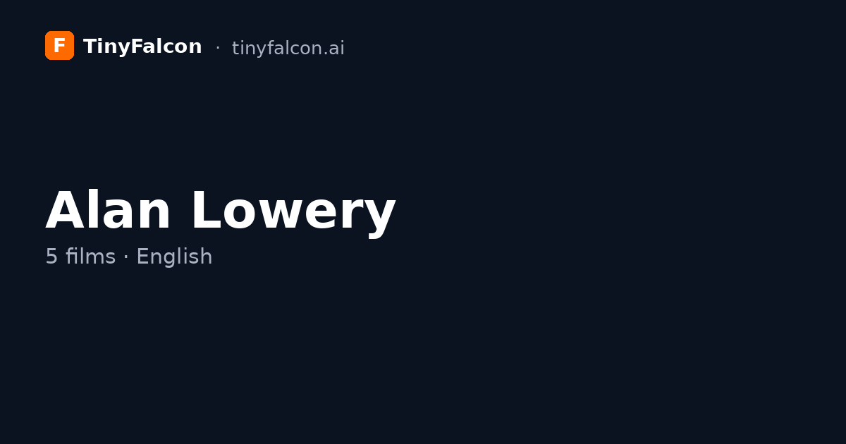 Alan Lowery