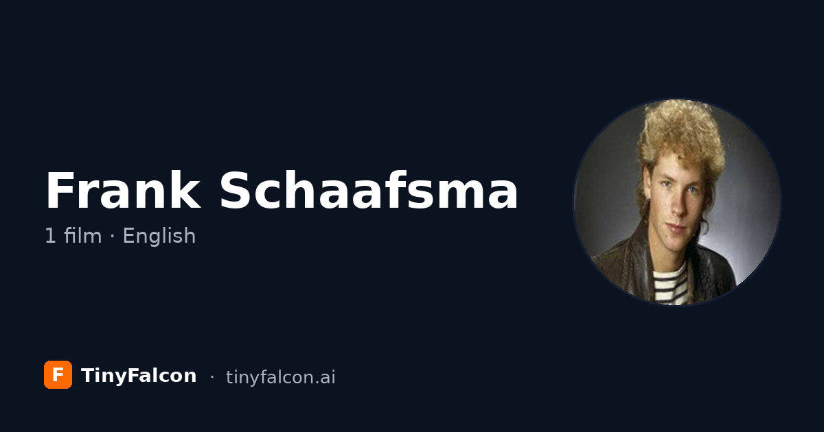 Frank Schaafsma