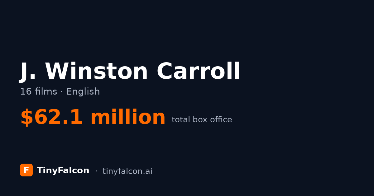 J. Winston Carroll